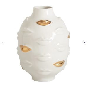 GILDED MUSE GALA ROUND VASE