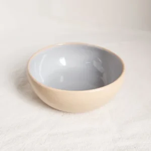 BOWL KORBA GRIS CLARO BRILLANTE 14.5 CM.