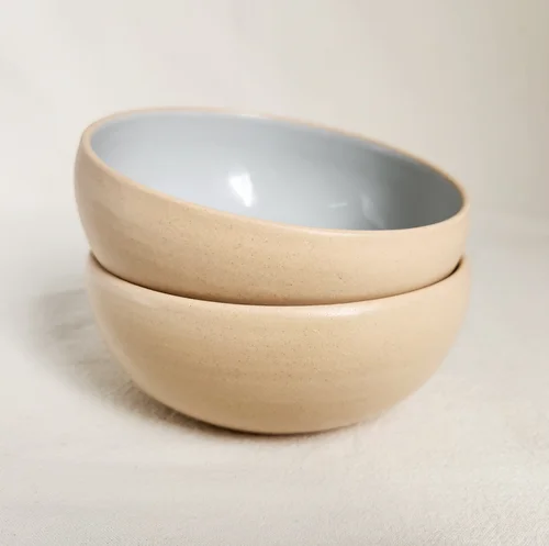 BOWL KORBA GRIS CLARO BRILLANTE 14.5 CM. - Imagen 4