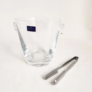 HIELERA DE CRISTAL BOHEMIA CON PINZA
