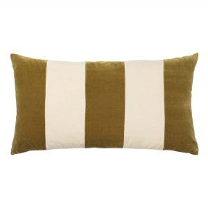 Stripe Velvet Cushion