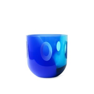 ECLIPSE Vase Wide Blue Blue