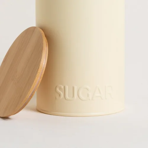 LATAS TAPA BAMBOO CREMA - Imagen 3