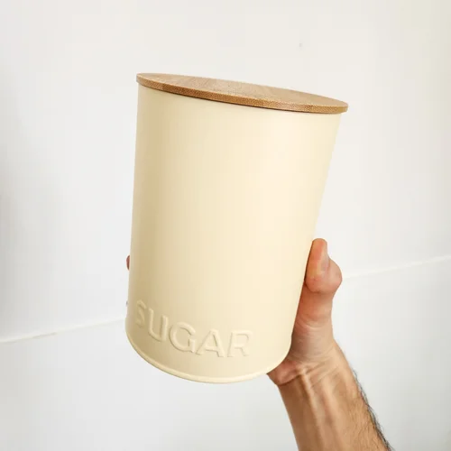 LATAS TAPA BAMBOO CREMA - Imagen 8
