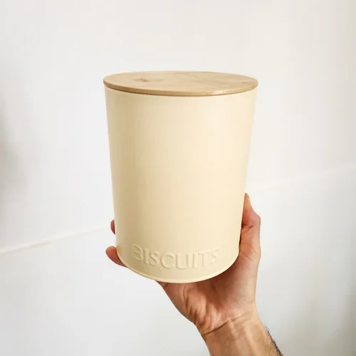 LATAS TAPA BAMBOO CREMA - Imagen 7