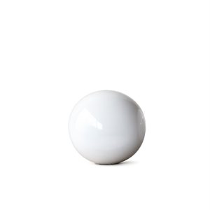 BOLA CERAMICA LISA BLANCA BRILLO GRANDE