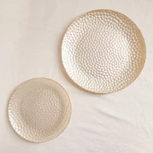 PLATOS DE VIDRIO SAHRA PEARL