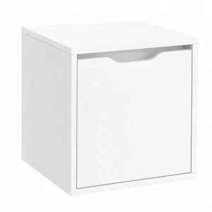 Mueble Zapatero Ruben, Blanco, 40 x 40.6 cm, Compatible con Serie Ruben
