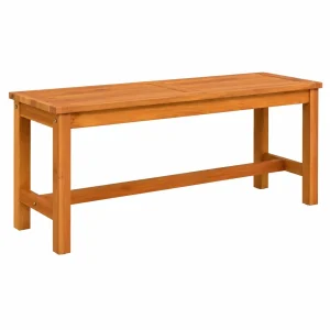 Banco de Jardín de Acacia 110x35x45 cm Muebles Exterior