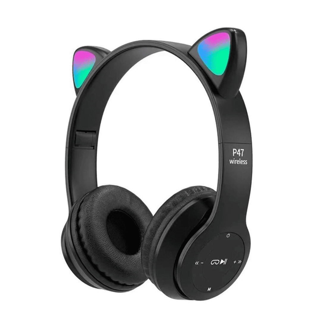 AURICULAR VINCHA BLUETOOTH P47M GATITO
