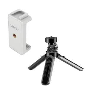 Adaptador de Celular a Trípode Ulanzi St-07 Blanco  Trípode 21cm+
