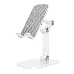 Soporte Base para Celular o Tablet Plegable Color Blanco
