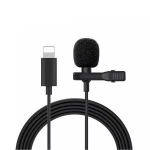 Micrófono Lavalier Solapa Pechero Lightning para iPhone iPad