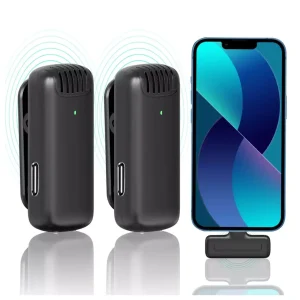 Micrófono para iPhone Inalámbrico Profesional 2 en 1 Ulanzi J12