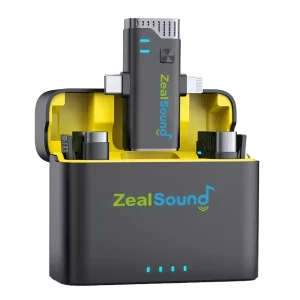 Micrófono Inalámbrico Lightning y Tipo C Dual Solapero Universal
