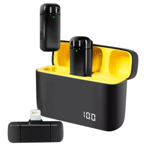 Microfono Inalámbrico Para iPhone con Base de Carga
