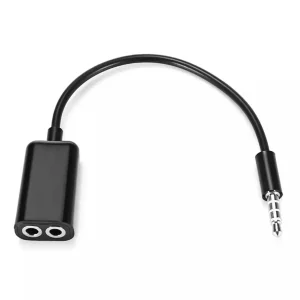 Cable Audio Divisor A Dos Audífonos 3.5mm