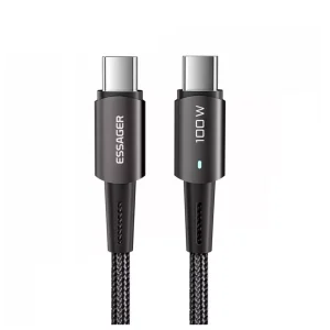 Cable Carga Rápida Usb C a Usb C 100w 2 m Essager