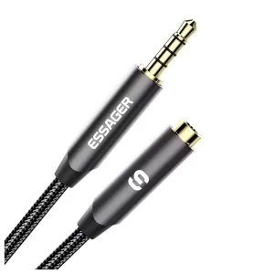 Cable Adaptador 3.5mm Audio y Micro Extensión 2m