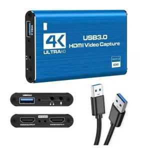Capturador Video Hdmi Usb 3.0 4k Windows Mac Linux Micrófono