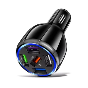 Cargador De Auto para 5 Puertos USB