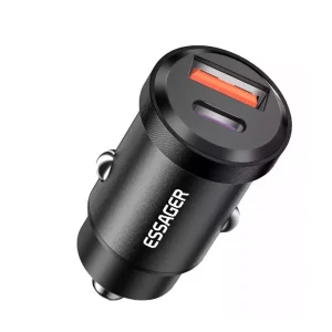 Cargador Dual de Celular para Autos Usb C Usb A 30W Essager