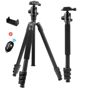 Trípode Weifeng WF-6627 155Cm + Disparador Bluetooth