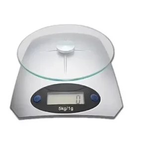 Gramera 5Kg/1g digital color plateado