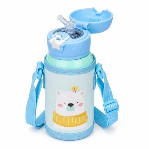 BOTELLA TERMICA INFANTIL CON FUNDA 500ML T-292