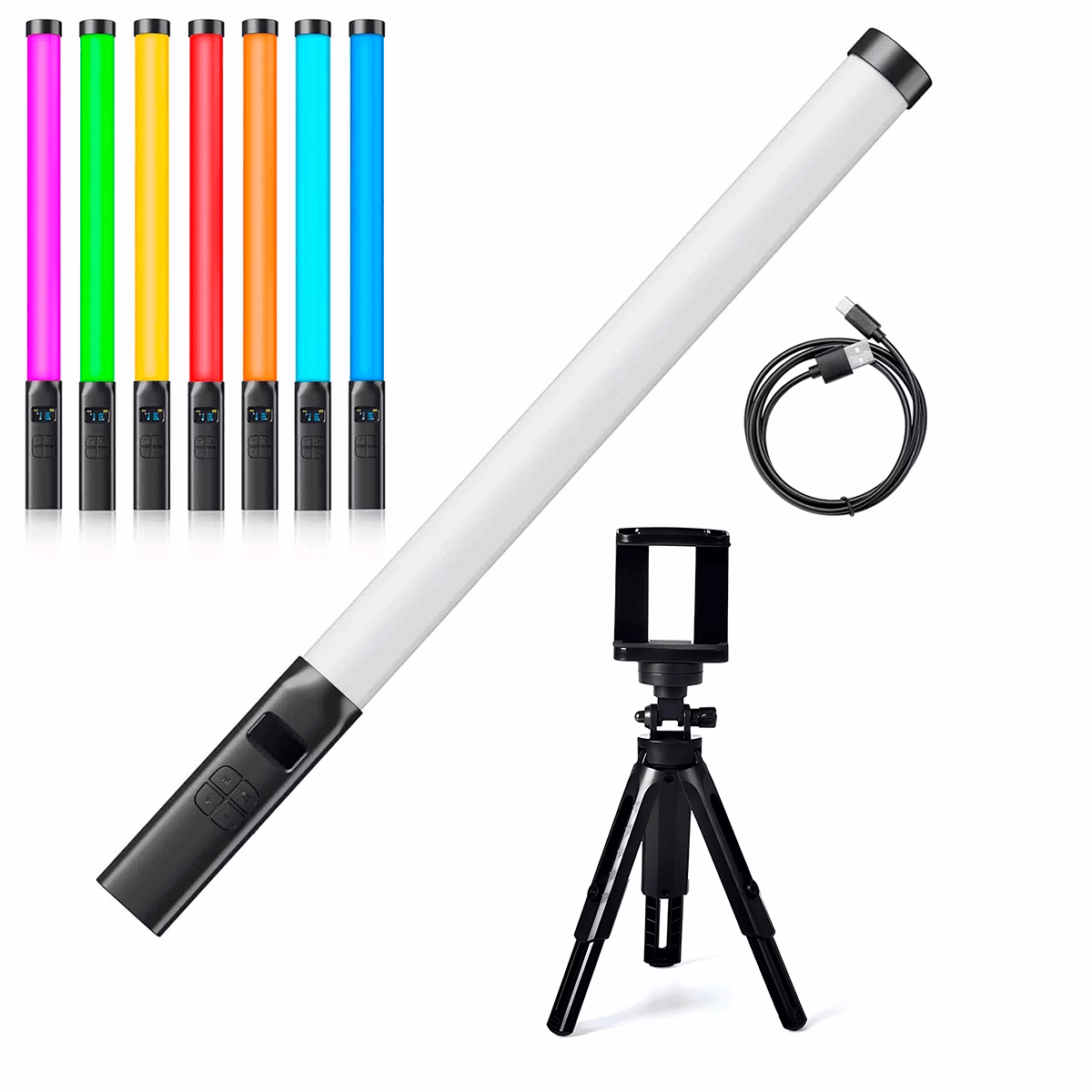 Barra Luz Led Profesional 50 Cm Ulanzi Vl119 Rgb + Trípode