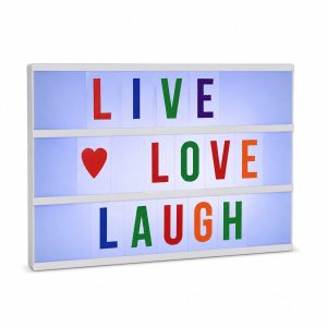 CARTEL LED CON LETRAS COLOR CARD LED-83118