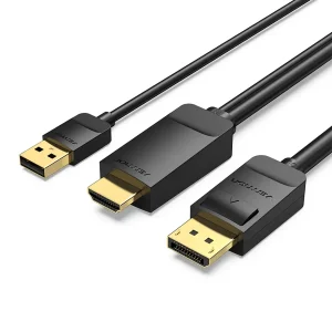 Cable Hdmi Macho a DisplayPort Macho 4k 60Hz 2m Vention ABJ