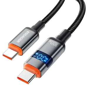 Cable de Carga Rápida Con Pantalla 5A 100W Essager