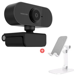 Cámara Web para Pc mas Soporte para Celular Tablet