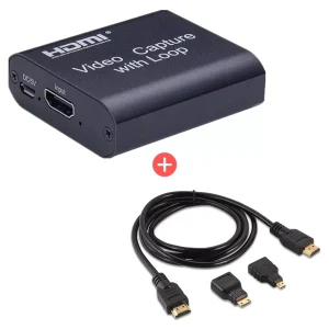 Capturador Video Hdmi A Usb 3.0 2.0 With Loop Cable HDMI