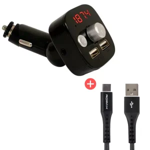 Cargador Celular Para Autos Manos Libres Cable USB Tipo C