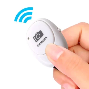 Disparador Bluetooth Para iPhone iOS Android Blanco