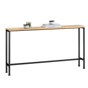 SoBuy FSB19-E Mesa de Entrada Recibidor 120 x 20 x 65 cm Madera Natural