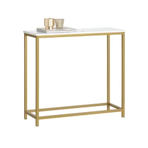 SoBuy FSB29-G Mesa de Entrada en color dorado