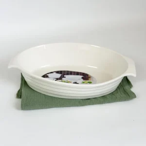 FUENTE OVALADA PARA HORNO 29,5 X 18 CM.