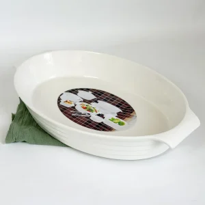 FUENTE OVALADA PARA HORNO 41 X 26 CM.