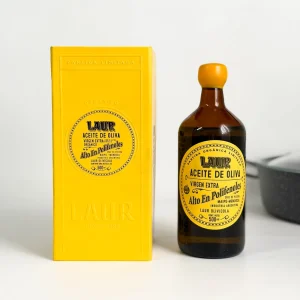 ACEITE DE OLIVA LAUR ALTO EN POLIFENOLES 500 ML.