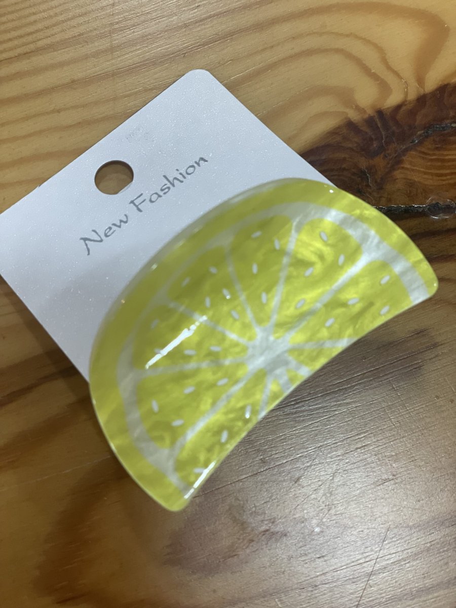 PINZA PARA EL PELO LIMON