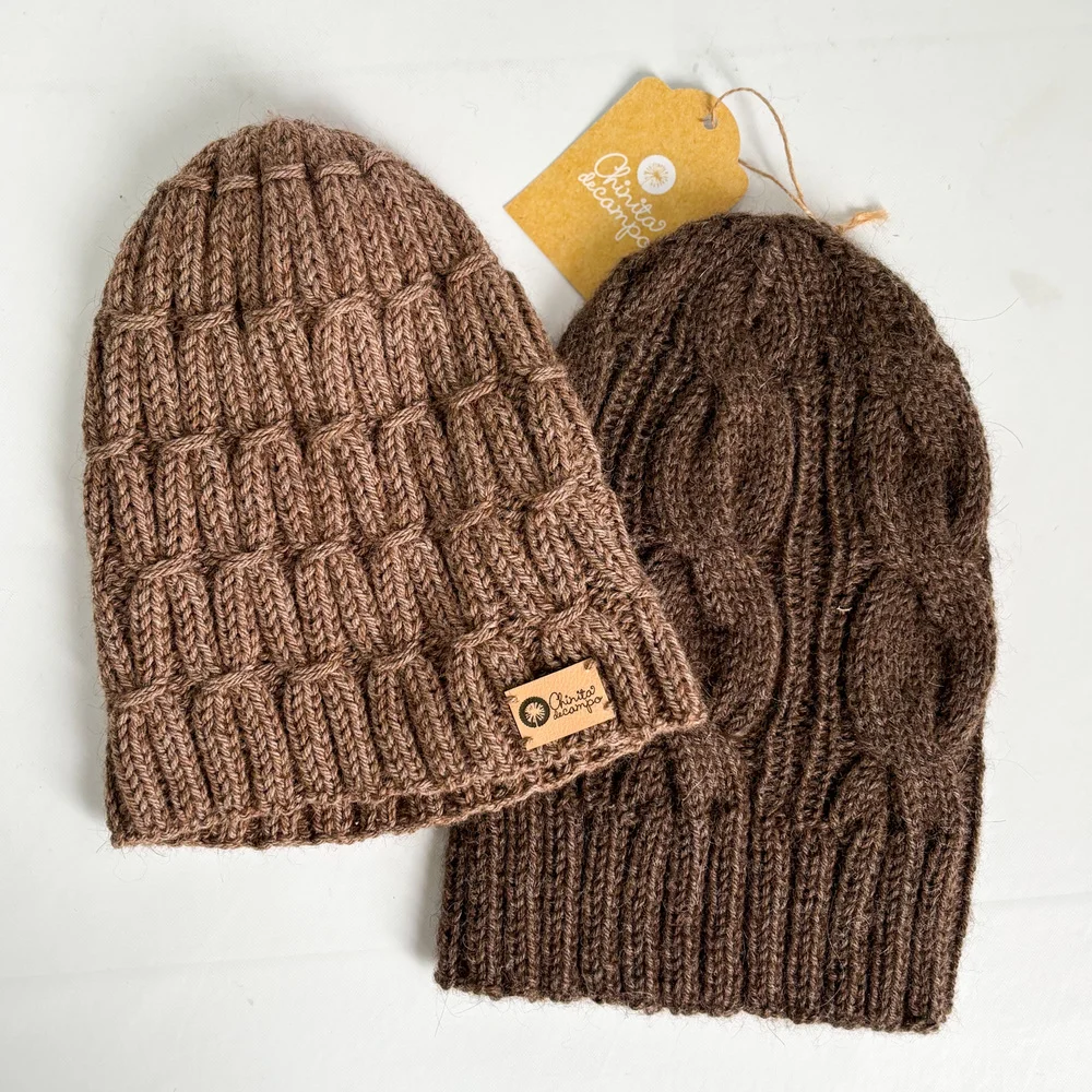GORRO DE LANA MARRON - Imagen 2