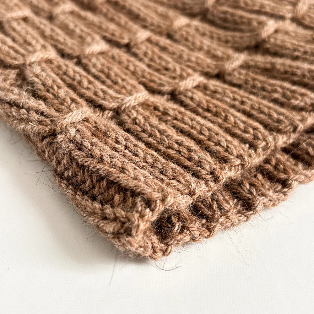GORRO DE LANA MARRON - Imagen 3