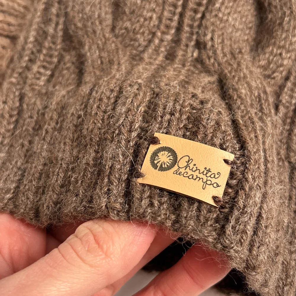 GORRO DE LANA MARRON - Imagen 4