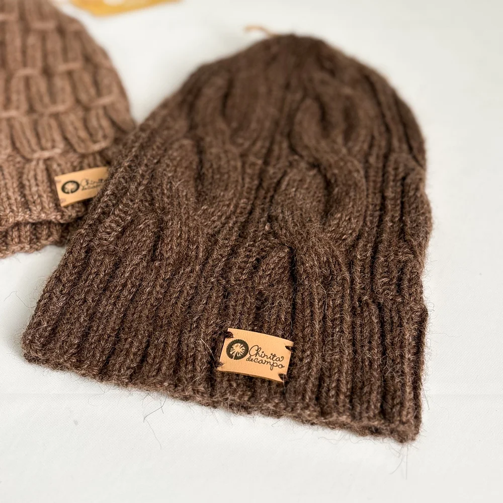 GORRO DE LANA MARRON - Imagen 5