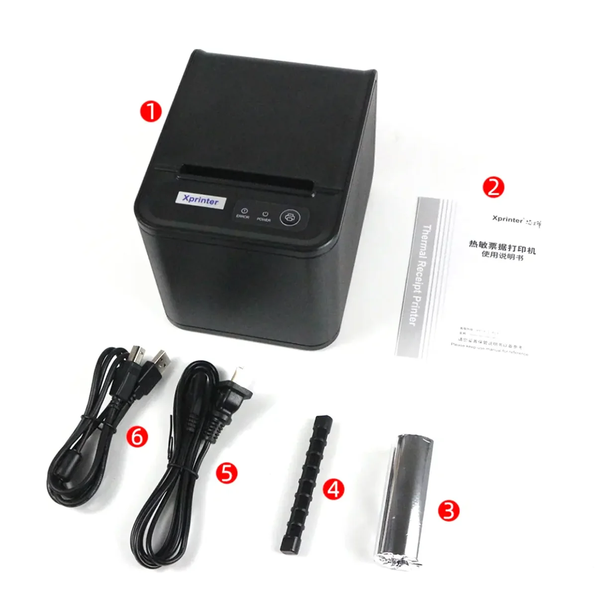 Impresora termica XPrinter 80T + Lector de códigos QR L8BL - Imagen 9