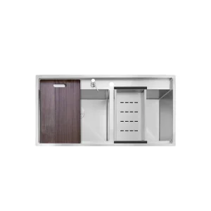 Tarja Cuadra de Acero Inoxidable Equipada KHD3720A