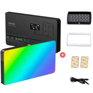 Luz LED RGB Ulanzi LT002 Con 2 Filtros Portátil y Versátil